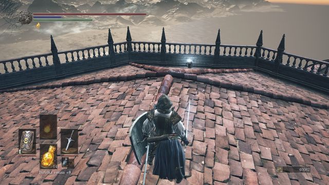 Zaraz po odblokowaniu windy możesz skierować się po schodach do góry, w stronę końcowego bossa w tej lokacji - Wielkie Archiwa - dachy | Opis przejścia Dark Souls 3 - Dark Souls III - opis przejścia i sekrety