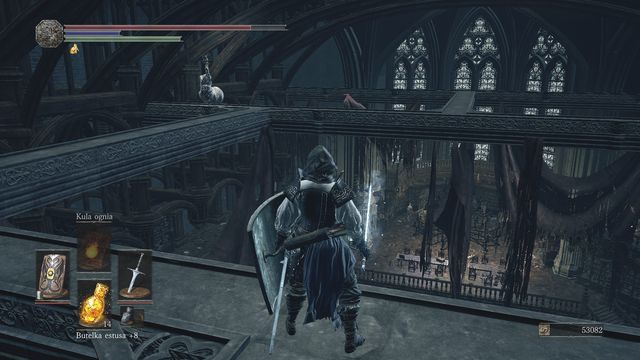 Wieża na dachu z trzema rycerzami prowadzi do tego miejsca. - Wielkie Archiwa - dachy | Opis przejścia Dark Souls 3 - Dark Souls III - opis przejścia i sekrety