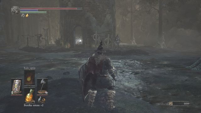 Przy mijanej wieży uważaj na silnego przeciwnika. - Twierdza Farrona | Opis przejścia Dark Souls 3 - Dark Souls III - opis przejścia i sekrety