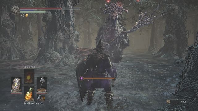 Przeciwnik jest silny i całkiem szybki - uważanie wykonuj uniki. - Twierdza Farrona | Opis przejścia Dark Souls 3 - Dark Souls III - opis przejścia i sekrety