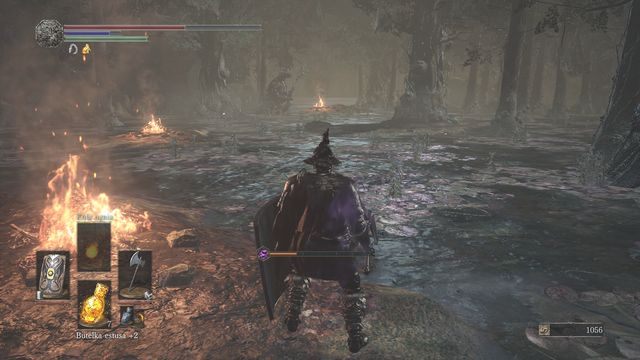 Od wyspy na wprost (screen) możesz przejść na drugi koniec - Twierdza Farrona | Opis przejścia Dark Souls 3 - Dark Souls III - opis przejścia i sekrety