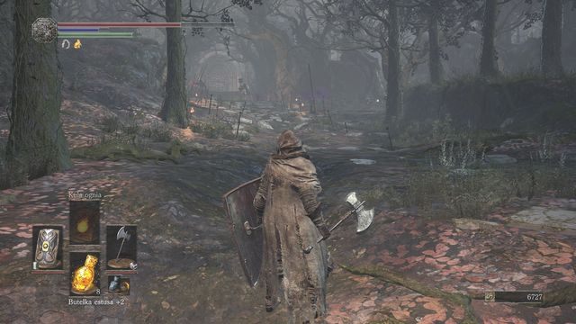 Nim udasz się do głównej bramy odbij do ruin znajdujących się z prawej strony. - Twierdza Farrona | Opis przejścia Dark Souls 3 - Dark Souls III - opis przejścia i sekrety