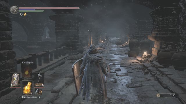 W korytarzu uważaj na kolejnych przeciwników oraz pułapki. - Carthuskie Katakumby | Opis przejścia Dark Souls 3 - Dark Souls III - opis przejścia i sekrety