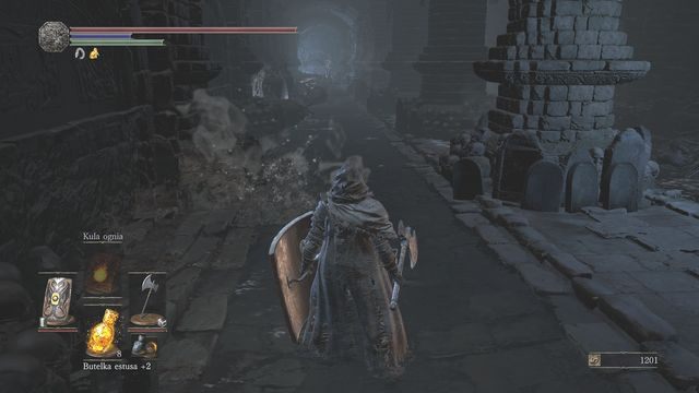 W korytarzu zwróć uwagę na wiszących u sufitu wrogów. - Carthuskie Katakumby | Opis przejścia Dark Souls 3 - Dark Souls III - opis przejścia i sekrety