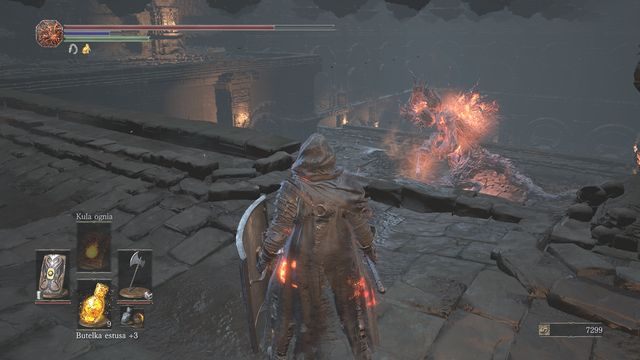 Demona znajdziesz w dolnej części, po zniszczeniu mostu i użyciu go jako drabiny. - Carthuskie Katakumby | Opis przejścia Dark Souls 3 - Dark Souls III - opis przejścia i sekrety