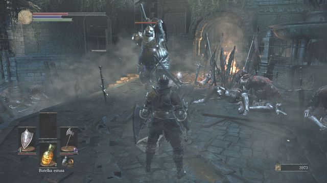 Unik i kontra to najlepszy sposób na sprawną eliminację większych przeciwników. - Wysoka Ściana Lothric - od ogniska Wieża na ścianie | Opis przejścia - Dark Souls III - opis przejścia i sekrety