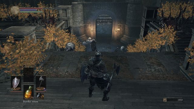 Przejścia na arenę pilnuje paru ostatnich strażników. - Wysoka Ściana Lothric - od ogniska Wieża na ścianie | Opis przejścia - Dark Souls III - opis przejścia i sekrety