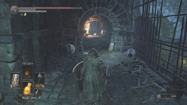 Pędząc za jaszczurką uważaj na wroga atakującego z zaskoczenia. - Lochy Irithyllu | Opis przejścia Dark Souls 3 - Dark Souls III - opis przejścia i sekrety