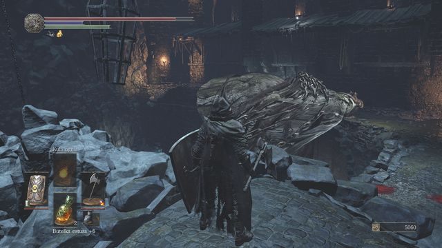 Znajdziesz się w miejscu pokazanym na screenie - Lochy Irithyllu | Opis przejścia Dark Souls 3 - Dark Souls III - opis przejścia i sekrety