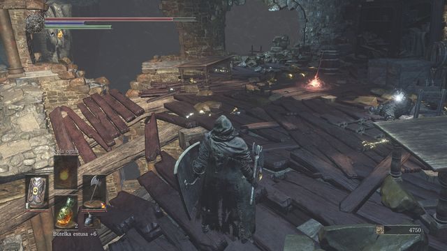 Ognisko, z którego możesz wyruszyć w głąb Zbeszczeszczonej Stolicy lub w drogę powrotną, aby zwiedzić niedostępne wcześniej miejsca Lochów Irithyllu. - Zbeszczeszczona Stolica - powrót do Lochów Irithyllu | Opis przejścia - Dark Souls III - opis przejścia i sekrety