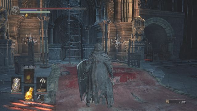 Drabinę będziesz mógł opuścić po pokonaniu Tancerki. - Zamek Lothric | Opis przejścia Dark Souls 3 - Dark Souls III - opis przejścia i sekrety