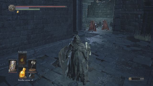 Użyj Noży do rzucania celem zwabienia jednego z rycerzy bez alarmowania drugiego. - Zamek Lothric | Opis przejścia Dark Souls 3 - Dark Souls III - opis przejścia i sekrety