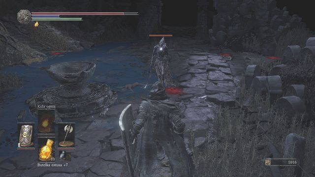 Nie lekceważ strażnika grobów, który potrafi błyskawicznie wyprowadzić kilka ciosów. - Zapomniane Groby | Opis przejścia Dark Souls 3 - Dark Souls III - opis przejścia i sekrety