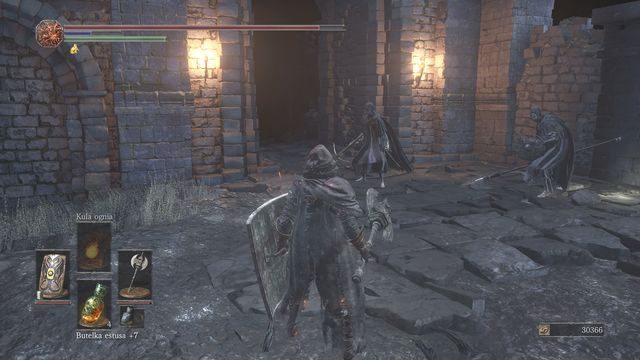 Przed areną rozpraw się z ostatnimi przeciwnikami. - Zapomniane Groby | Opis przejścia Dark Souls 3 - Dark Souls III - opis przejścia i sekrety