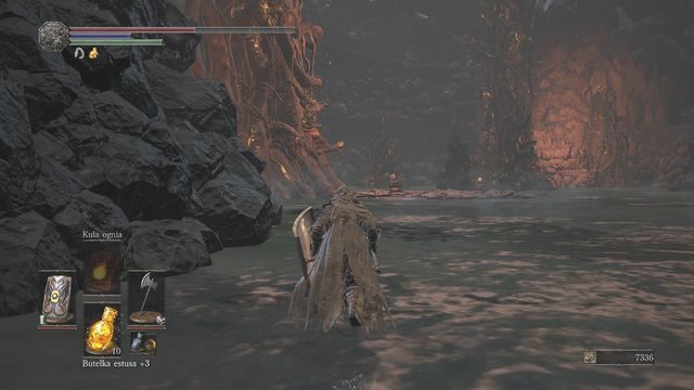 Miejsce, w którym balista może zniszczyć podłogę, odblokowując wejście do ruin. - Niegasnące Jezioro | Opis przejścia Dark Souls 3 - Dark Souls III - opis przejścia i sekrety