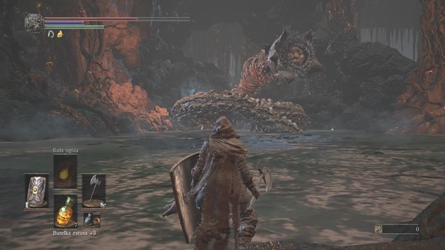 Szybko omiń potwora, zdając się na pomoc balisty. - Niegasnące Jezioro | Opis przejścia Dark Souls 3 - Dark Souls III - opis przejścia i sekrety