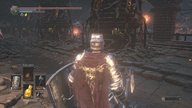 Zaraz po zejściu na dół uważaj na maga i jego płonące kule. - Niegasnące Jezioro | Opis przejścia Dark Souls 3 - Dark Souls III - opis przejścia i sekrety