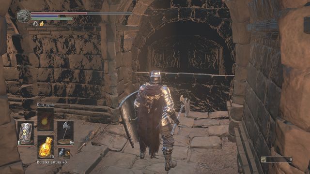 Następnie, mając za sobą schody prowadzące do góry, odbij z głównej sali w prawo - Niegasnące Jezioro | Opis przejścia Dark Souls 3 - Dark Souls III - opis przejścia i sekrety