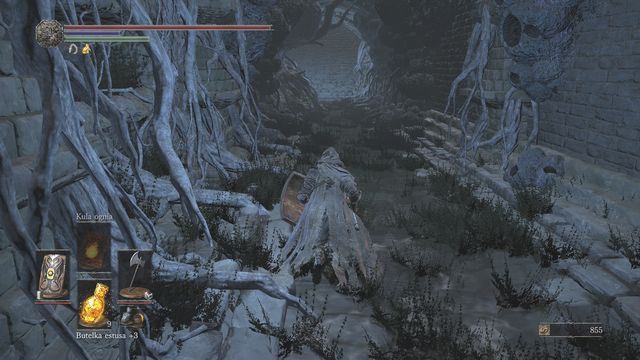 Przed schodami odbij w lewo, aby spotkać się z Tsorigiem. - Niegasnące Jezioro | Opis przejścia Dark Souls 3 - Dark Souls III - opis przejścia i sekrety