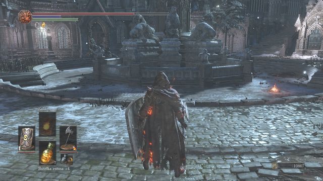 Barierę pokonasz tylko po wcześniejszym zdobyciu Małej lalki (wygrana z bossem Biskupi Otchłani). - Irithyll w Mroźnej Dolinie | Opis przejścia Dark Souls 3 - Dark Souls III - opis przejścia i sekrety