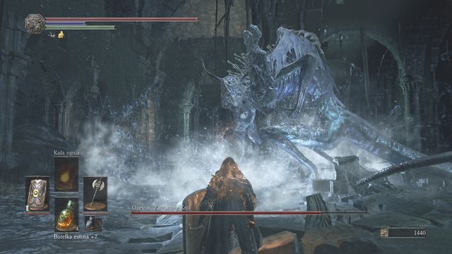 Atak obszarowy, nie pozostawaj w jego zasięgu, gdyż w przeciwnym wypadku szybko zaczniesz tracić zdrowie. - Oceiros, Zatracony Król | Bossowie w Dark Souls 3 - Dark Souls III - opis przejścia i sekrety