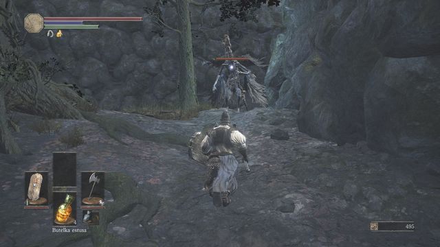 Uważaj, gdyż wrogowie znajdujący się w pobliżu szamana mogą się błyskawicznie transformować. - Ofiarna Droga | Opis przejścia Dark Souls 3 - Dark Souls III - opis przejścia i sekrety