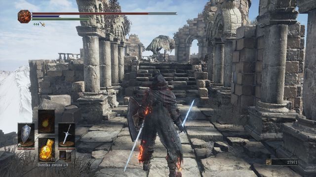 Przeciwnik na końcu może być niebezpieczny. - Szczyt Arcysmoków | Opis przejścia Dark Souls 3 - Dark Souls III - opis przejścia i sekrety