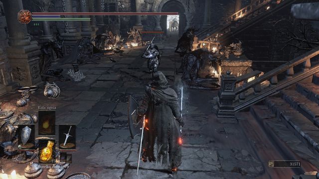 Rycerz będzie się odradzał dopóki nie zabijesz znajdującego się na górze czarodzieja. - Szczyt Arcysmoków | Opis przejścia Dark Souls 3 - Dark Souls III - opis przejścia i sekrety