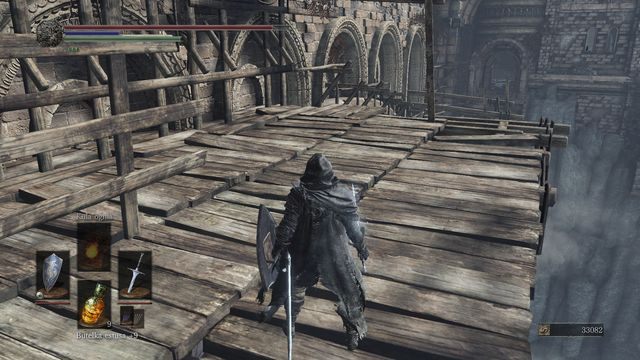 Ruszaj po drewnianej platformie do kolejnego pomieszczenia. - Szczyt Arcysmoków | Opis przejścia Dark Souls 3 - Dark Souls III - opis przejścia i sekrety