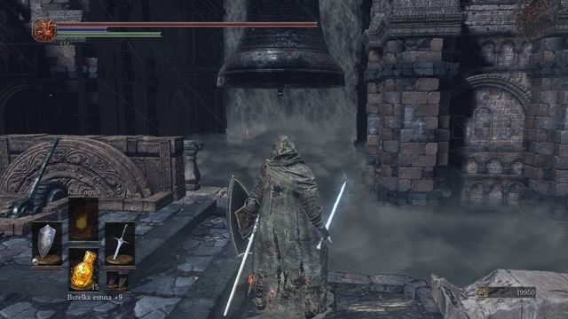 Po zabiciu w dzwon możesz po chmurach przejść na arenę. - Szczyt Arcysmoków | Opis przejścia Dark Souls 3 - Dark Souls III - opis przejścia i sekrety