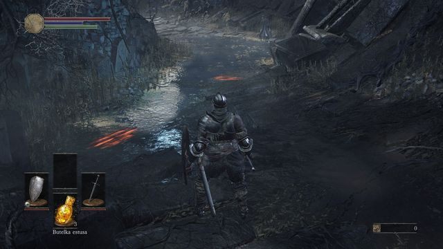Zwróć uwagę na wyświetlane po drodze podpowiedzi. - Cmentarz Popiołu | Opis przejścia Dark Souls 3 - Dark Souls III - opis przejścia i sekrety