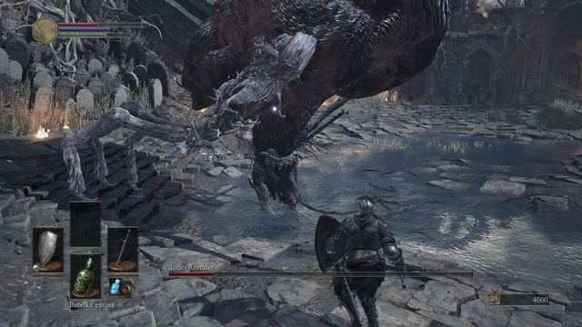 Ataki dystansowe w drugiej fazie zadają większe obrażenia. - Iudex Gundyr | Bossowie w Dark Souls 3 - Dark Souls III - opis przejścia i sekrety