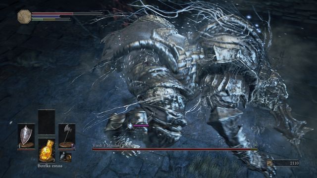 Boss od tyłu jest bardziej wrażliwy na wszelkie ataki. - Vordt z Mroźnej Doliny | Bossowie w Dark Souls 3 - Dark Souls III - opis przejścia i sekrety