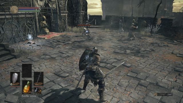 Nie zbliżaj się do modlących nieumarłych, jeśli nie chcesz spowodować mutacji jednego z nich. - Wysoka Ściana Lothric | Opis przejścia Dark Souls 3 - Dark Souls III - opis przejścia i sekrety