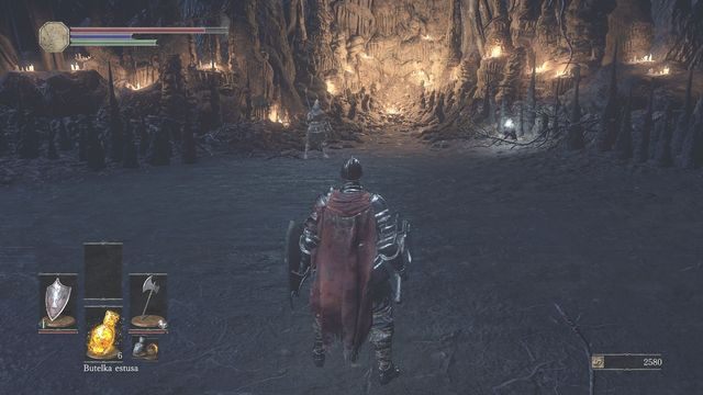 Porozmawiaj z bohaterem niezależnym, aby otrzymać znak przymierza. - Osada Nieumarłych - od dużego placu, droga w prawo przez most | Opis przejścia - Dark Souls III - opis przejścia i sekrety