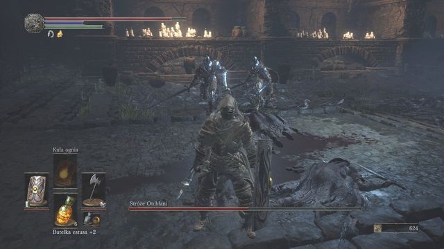 Jeżeli masz problemy z walką z dwoma rycerzami naraz poczekaj na odrodzenie się trzeciego, który pomoże Ci w walce. - Stróże Otchłani | Bossowie w Dark Souls 3 - Dark Souls III - opis przejścia i sekrety