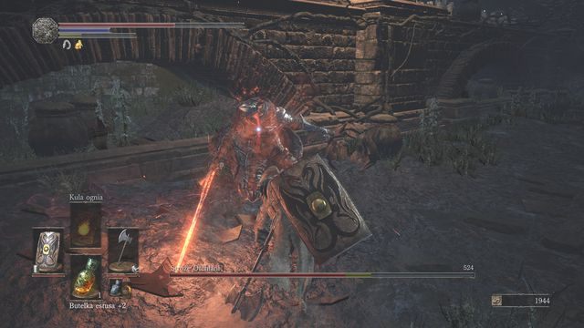 Ataki bossa w drugiej fazie nie ulegają większej zmianie, dodatkowym utrudnieniem są obrażenia od ognia. - Stróże Otchłani | Bossowie w Dark Souls 3 - Dark Souls III - opis przejścia i sekrety