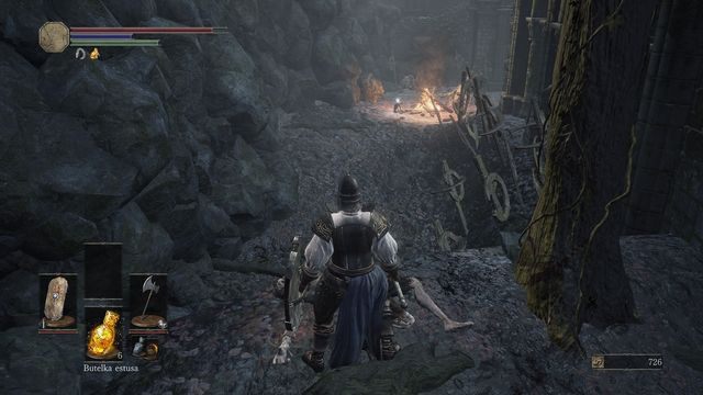 Przy ognisku uważaj na budzących się przeciwników. - Ofiarna Droga - bagno | Opis przejścia Dark Souls 3 - Dark Souls III - opis przejścia i sekrety