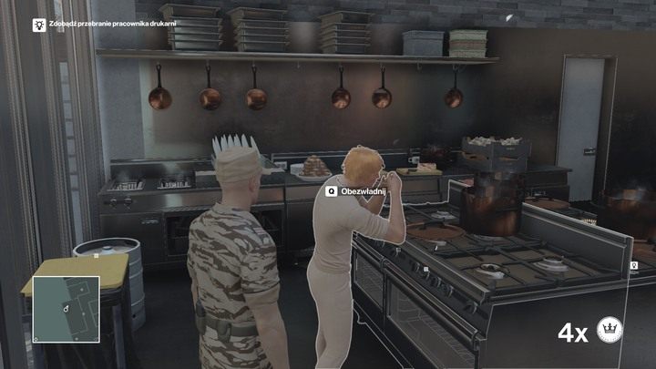 Przy eliminacji w kuchni należy uważać, żeby nikt Cię nie nakrył. - Hitman: Zamordowanie Clausa Hugo Strandberga, Marrakesz - Złota klatka | Solucja - Hitman - poradnik do gry