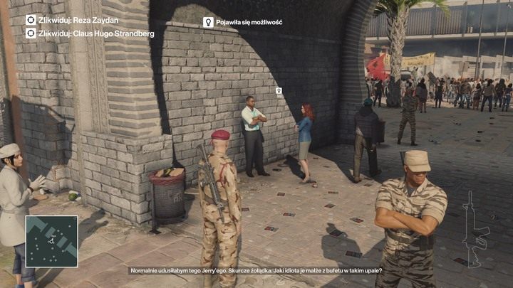 Pierwszy kamerzysta dostał skurczu żołądka - kto go zastąpi? - Hitman: Zamordowanie Clausa Hugo Strandberga, Marrakesz - Złota klatka | Solucja - Hitman - poradnik do gry