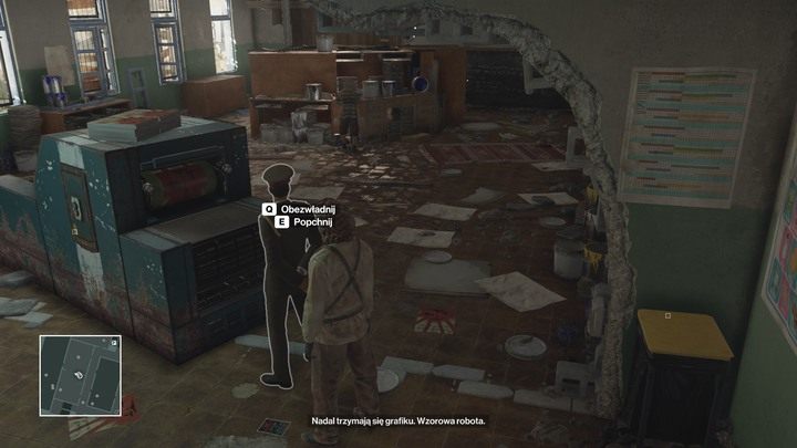 Zaydan musi stanąć tuż obok maszyny drukarskiej - wtedy można go zabić. - Hitman: Zamordowanie Rezy Zaydana, Marrakesz - Złota klatka | Solucja - Hitman - poradnik do gry