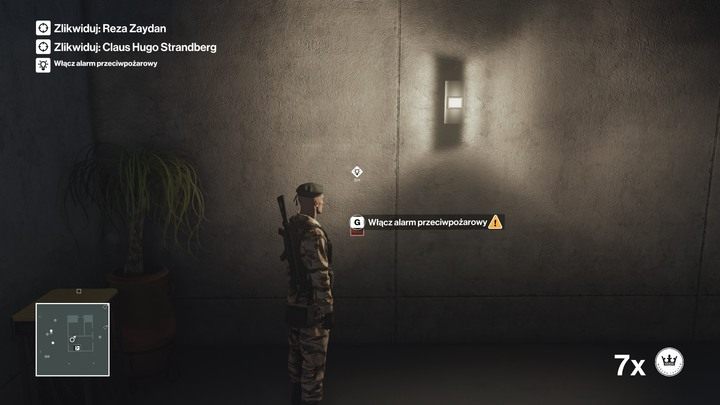 Przed włączeniem alarmu zapoznaj się ze schematem działa transportera opancerzonego. - Hitman: Zamordowanie obu celów naraz, Marrakesz - Złota klatka | Solucja - Hitman - poradnik do gry