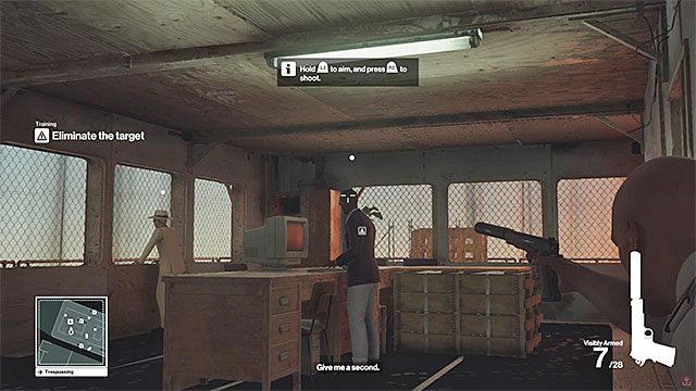 Wychyl się zza zasłony i zastrzel Rittera - Hitman: Trening | Prolog - Hitman - poradnik do gry