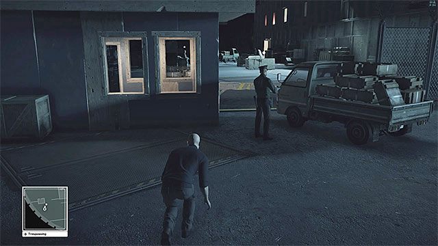 Najlepiej ogłuszyć wartownika z zachodniej stróżówki - Przebrania i ważne przedmioty | Egzamin końcowy | Solucja Hitman - Hitman - poradnik do gry