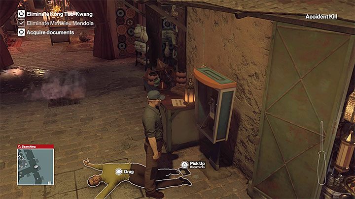 Rozejrzyj się przy zwłokach Mendoli - Ważne przedmioty | Marrakesz - Dom z piasku | Solucja Hitman - Hitman - poradnik do gry