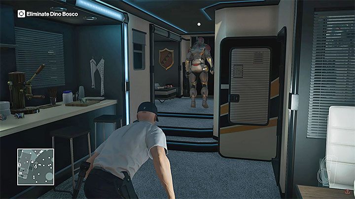 Wyzwanie Cichy Zabójca możesz zdobyć zakradając się w misji Ikona do przyczepy Dino Bosco - Hitman: Letni epizod - Osiągnięcia, Trofea - Hitman - poradnik do gry