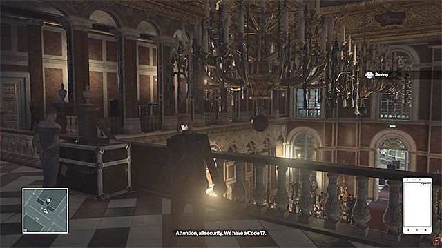 Użyj telefonu żeby wszcząć ewakuację - Hitman: Zamordowanie Viktora i Dalii, Paryż - The Showstopper | Solucja - Hitman - poradnik do gry