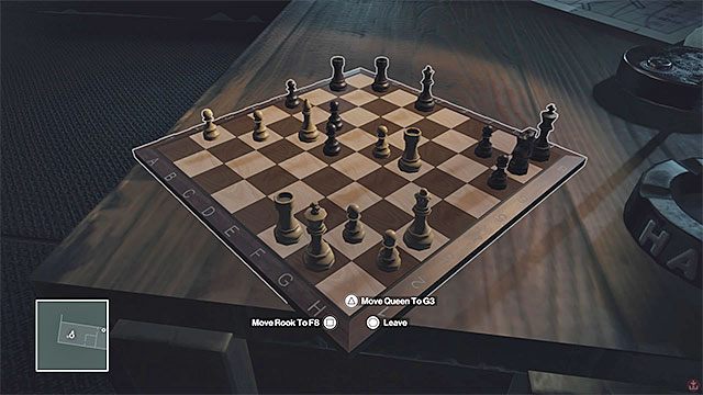 Zmień w dowolny sposób układek figurek na planszy do gry w szachy - Zamordowanie Knighta | Egzamin końcowy | Solucja Hitman - Hitman - poradnik do gry