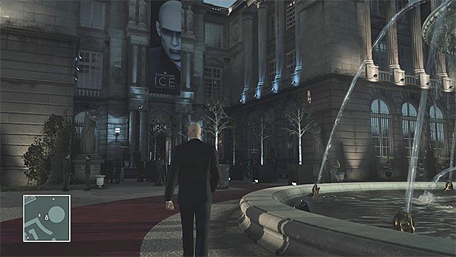 Goście mogą podróżować tylko po wyznaczonych częściach pałacu i jego ogrodów - Hitman: Infiltracja pałacu, Paryż - The Showstopper | Solucja - Hitman - poradnik do gry
