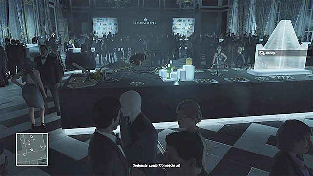 Jeśli zrzucisz żyrandol w sali bankietowej to zginą też prawdopodobnie niewinne osoby - Hitman: Zamordowanie Viktora Novikova, Paryż - The Showstopper | Solucja - Hitman - poradnik do gry